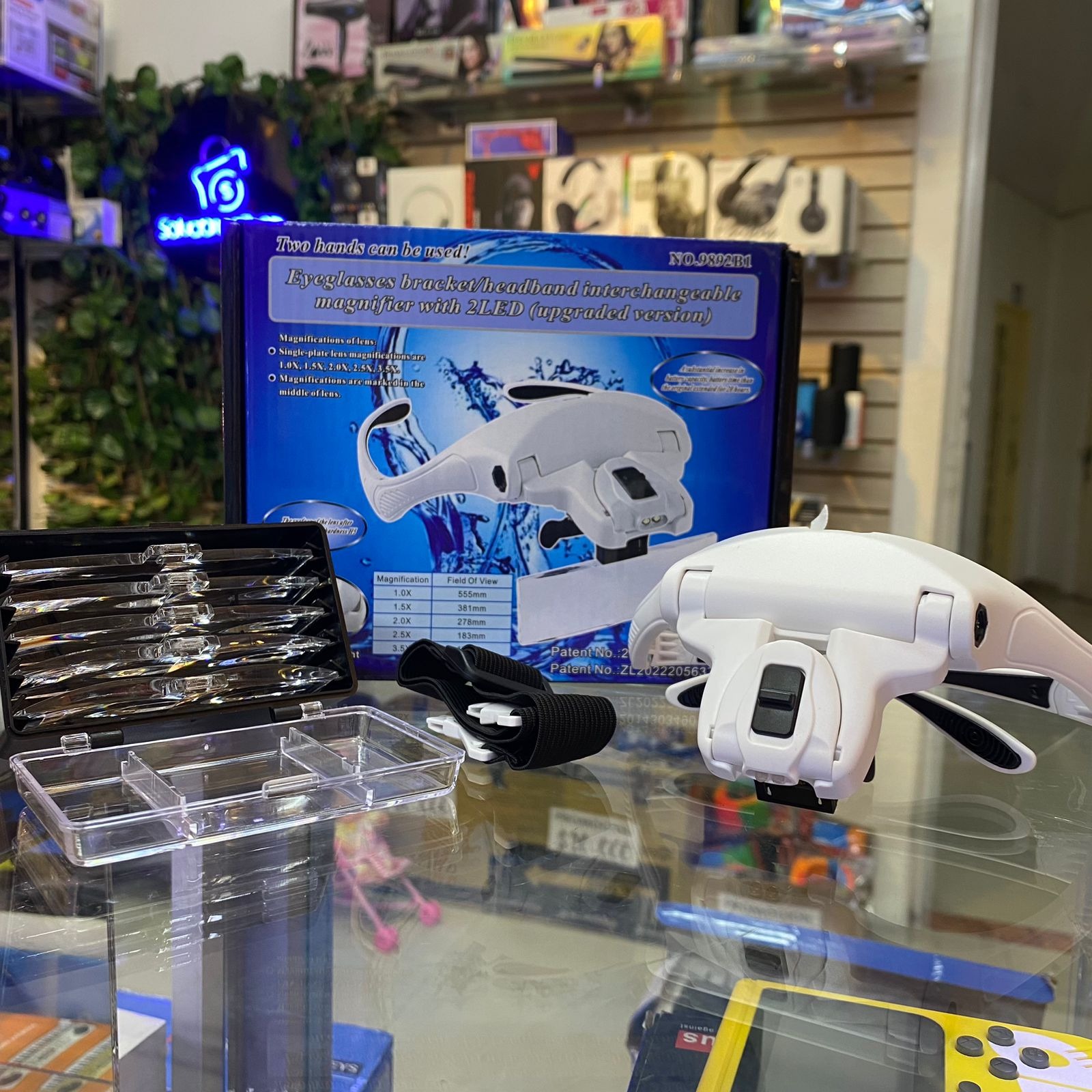 Miniatura 4 de Gafas Lupa Optivisor Con Luz 5 Lentes